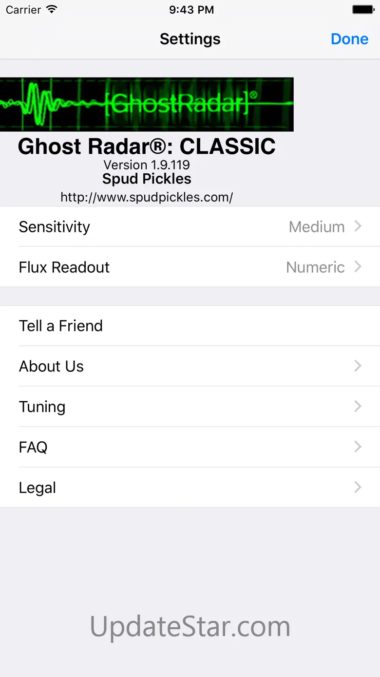 Ghost Radar®: CLASSIC 2.2.0