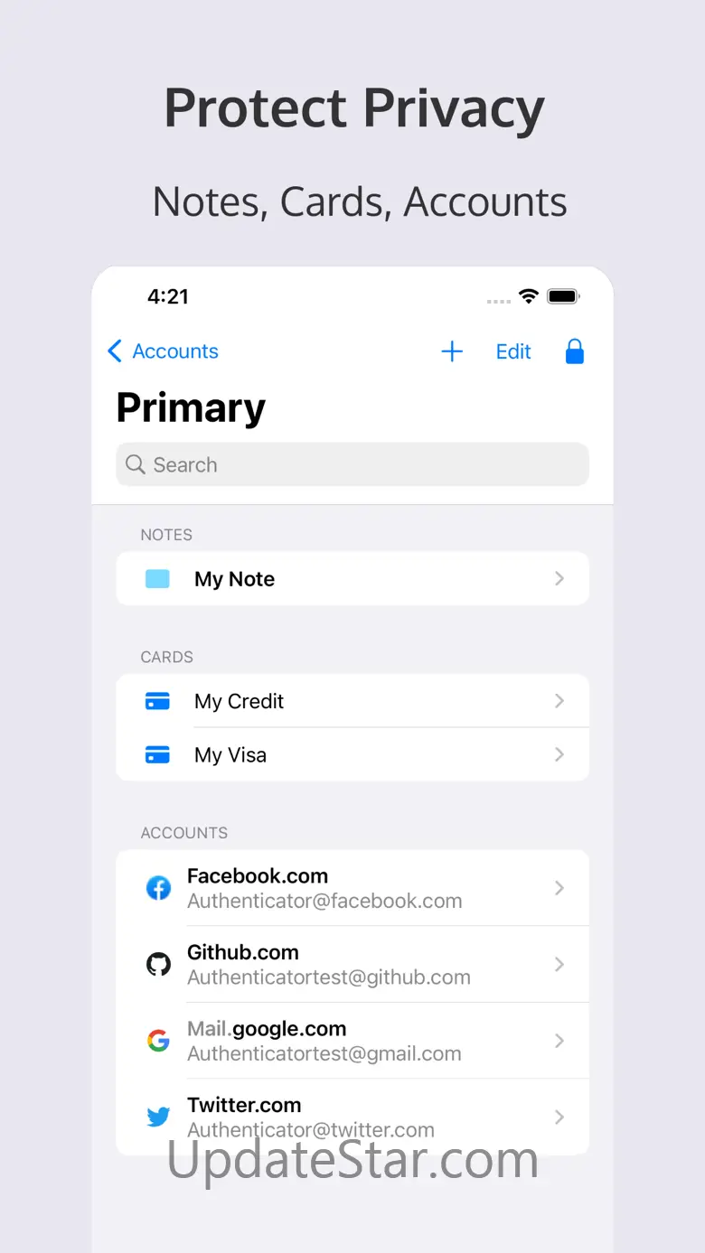 Authenticator ® 2.1.3