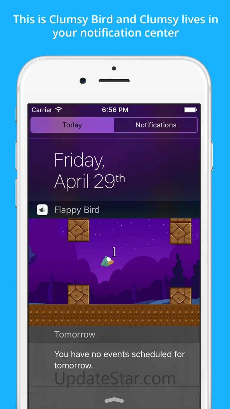 Clumsy Bird - The Trump Jumping And Switch Color Notification Widget Game 1.1
