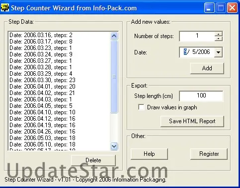 Step Counter Wizard 1.1