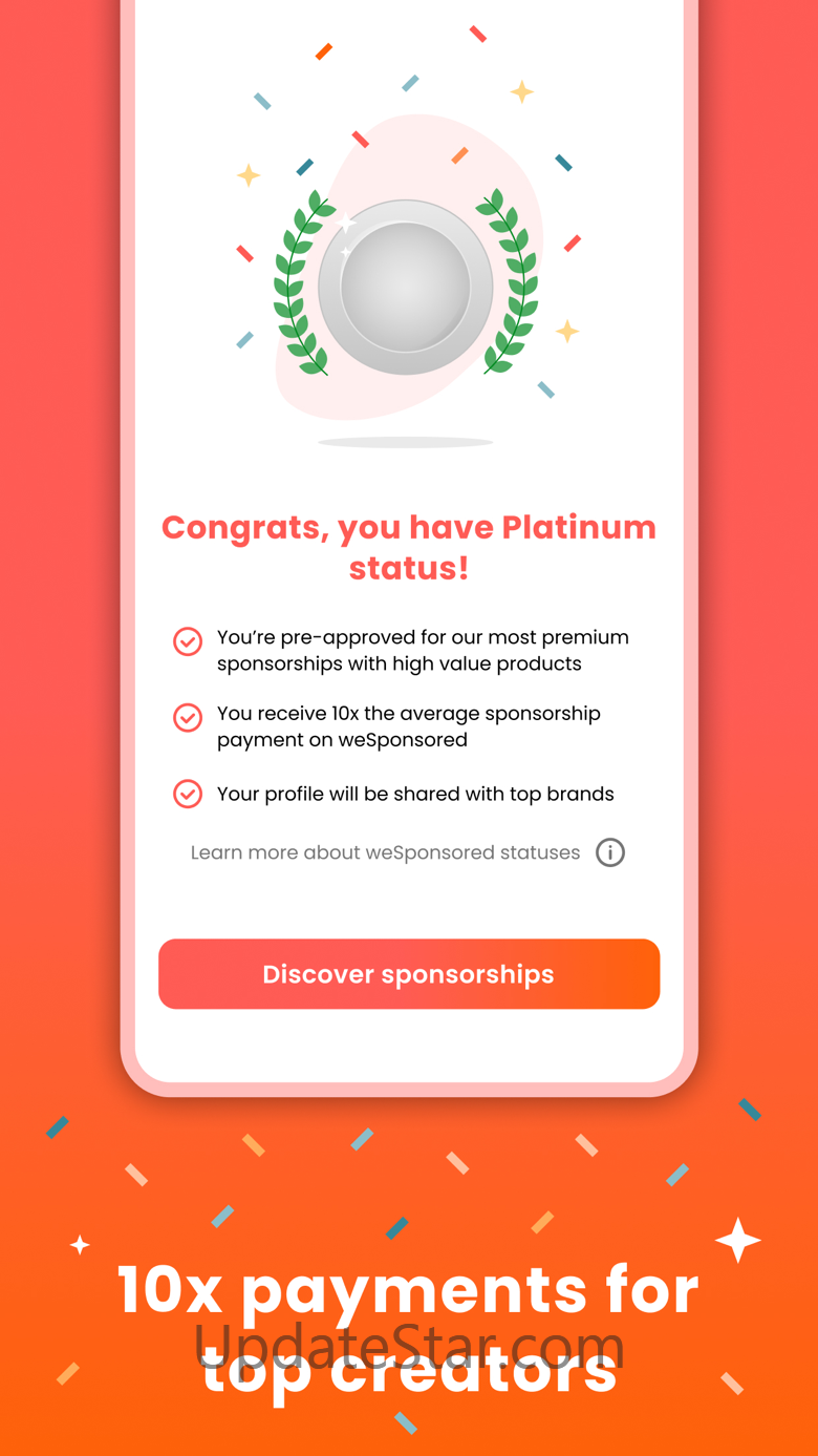 weSponsored Influencer App 1.5.6