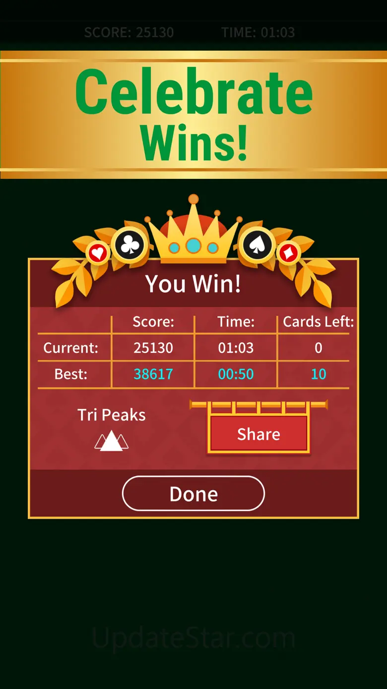 TriPeaks Solitaire Classic. 1.6.1