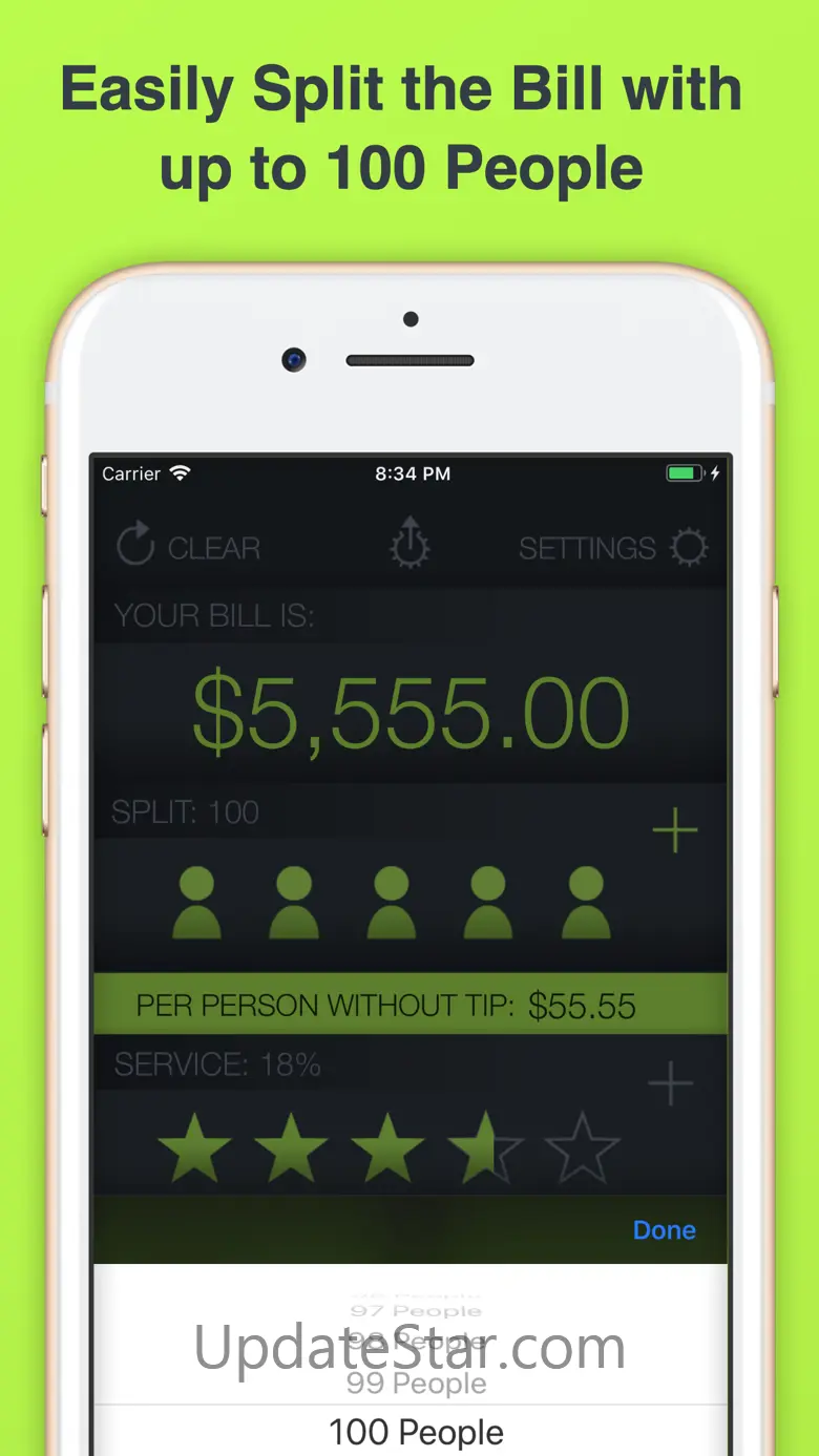 Tip Calculator % Tap Tip 2.3.0