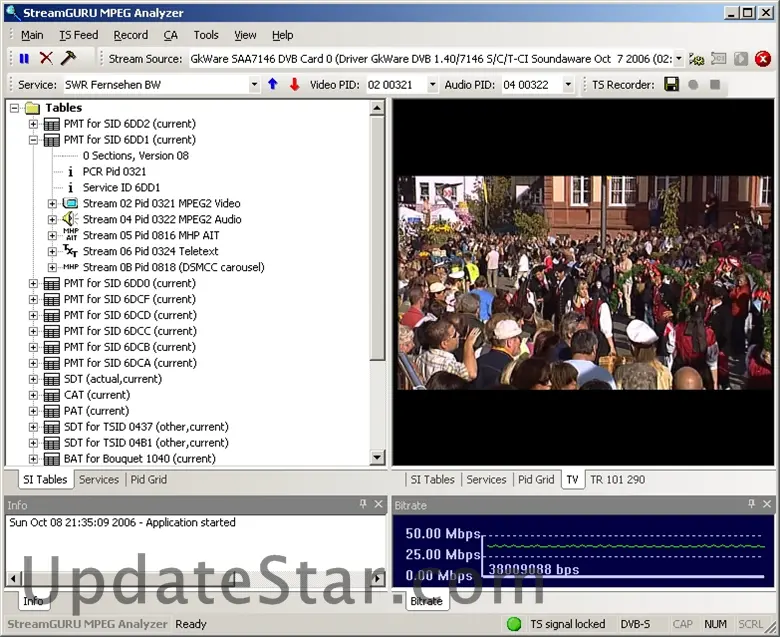 StreamGuru MPEG & DVB Analyzer 2.99