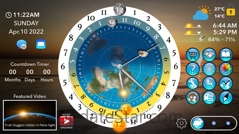 Flat Earth Sun, Moon & Zodiac 6.6.8