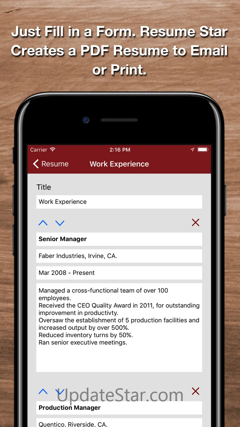 Resume Star 2: Pro CV Designer 2.7
