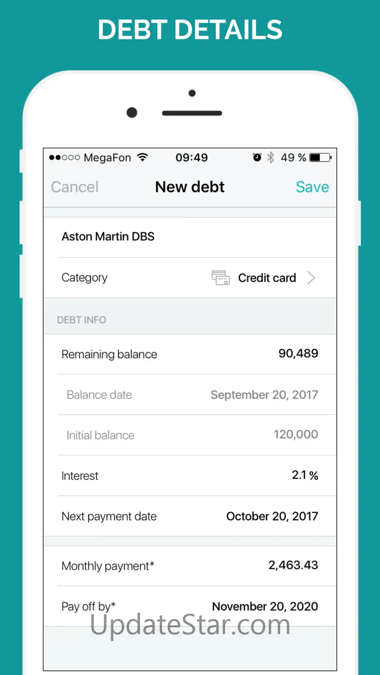 Debt Free Box: Snowball Payoff 1.3.10