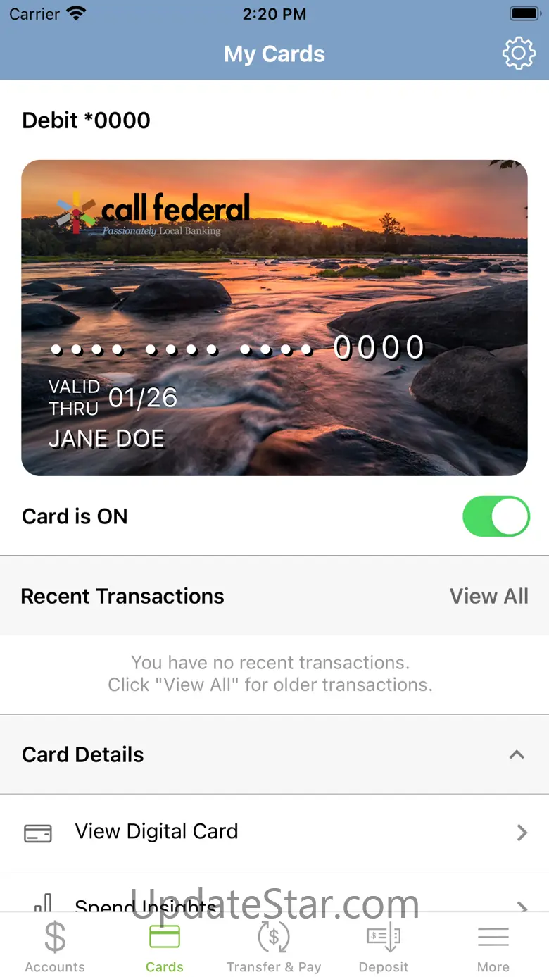 Call Federal Mobile Banking 24.1.70