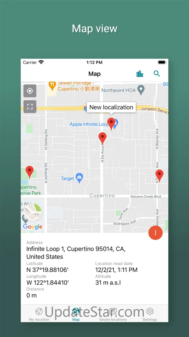 My GPS Coordinates ° 6.11
