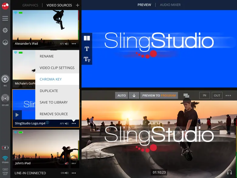 SlingStudio Console 1.8.425