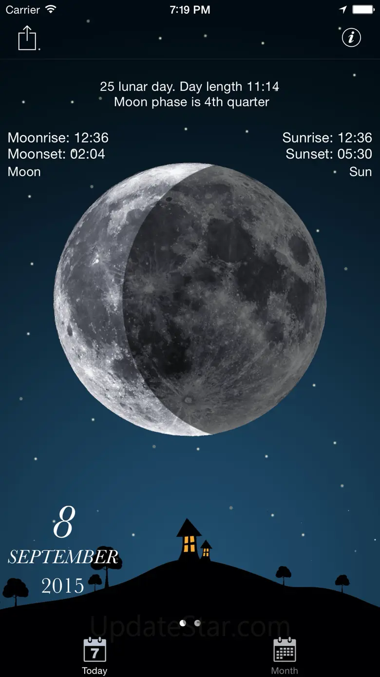 Sky and Moon phases calendar 1.14
