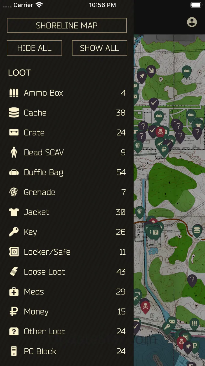 MapGenie: Tarkov Map 1.9.0