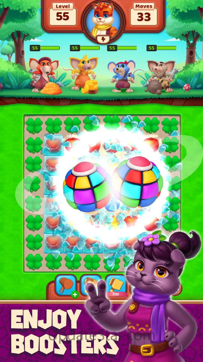 Cat Heroes - Match 3 Puzzles 97.6.3