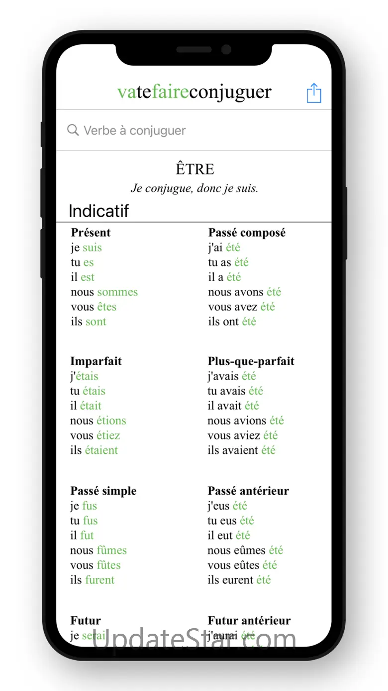 French Conjugation. 6.0.0