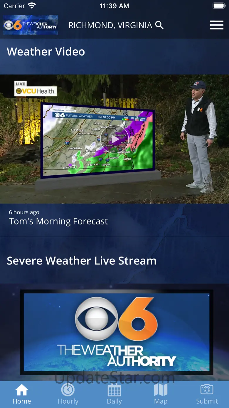 CBS 6 Richmond, Va. Weather 5.15.406