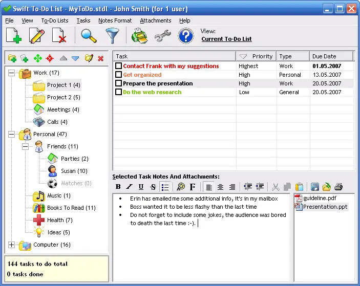 Swift To-Do List 11.001