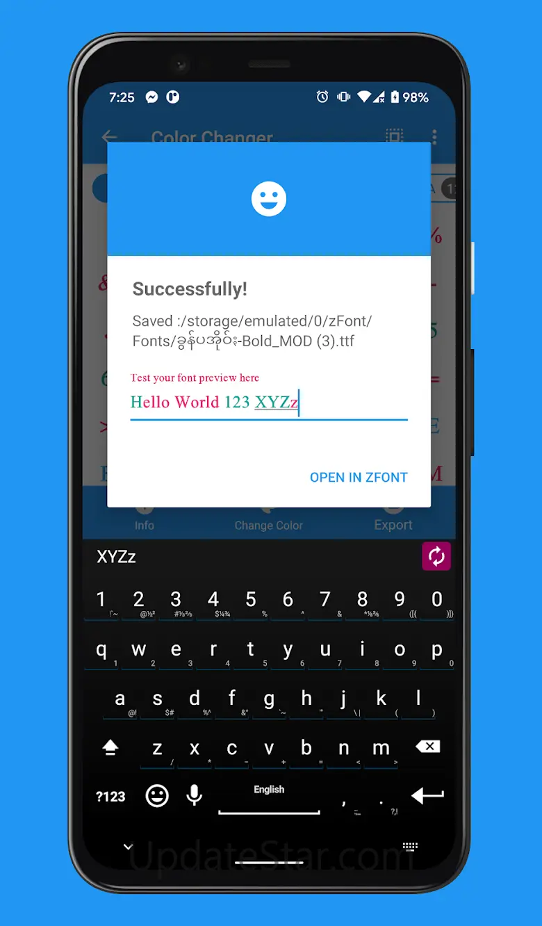 zFont Tool - Android Font Tool 1.3.7