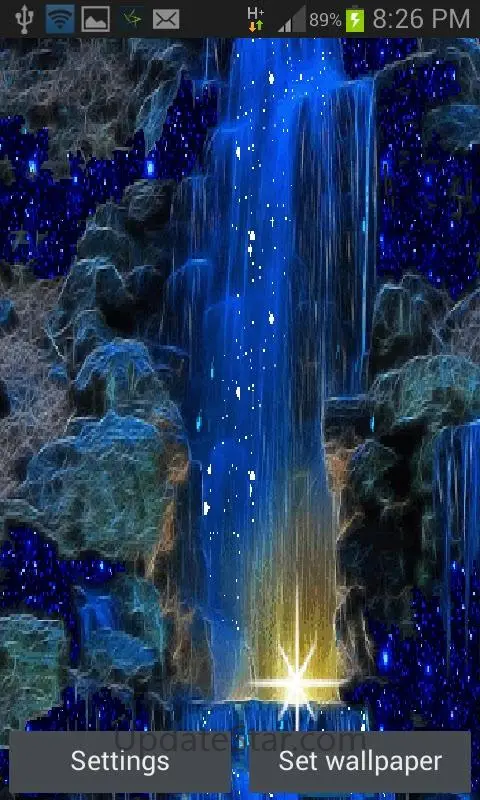 Magic Blue Fall LWP 3