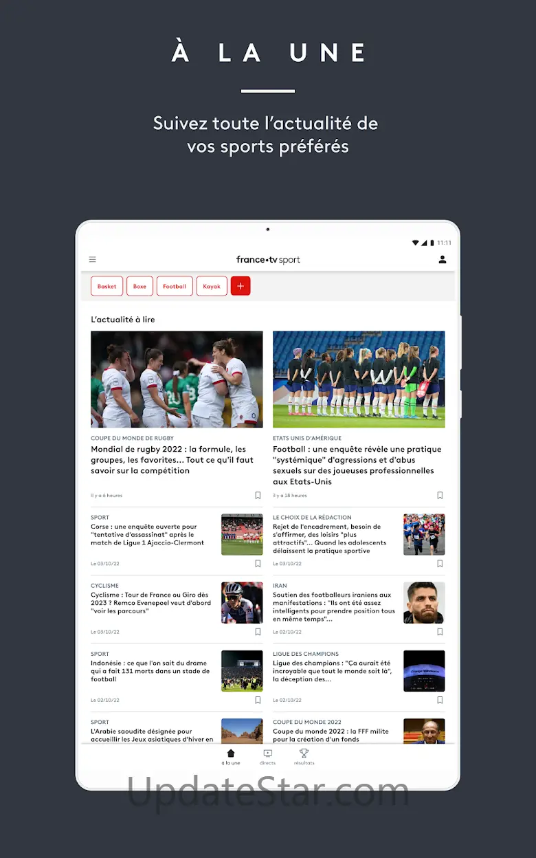 France tv sport: actu sportive 8.5.7