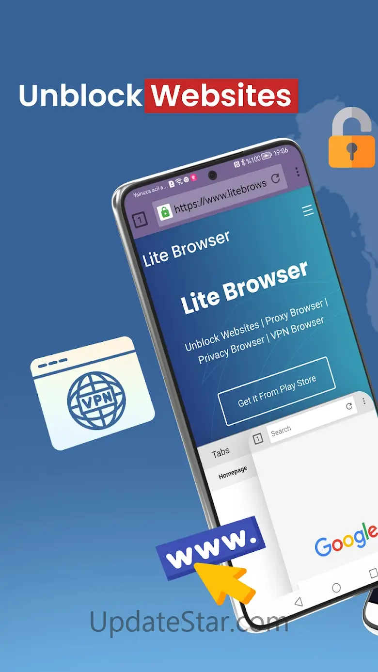 Lite: Secure VPN Browser 2.1.9