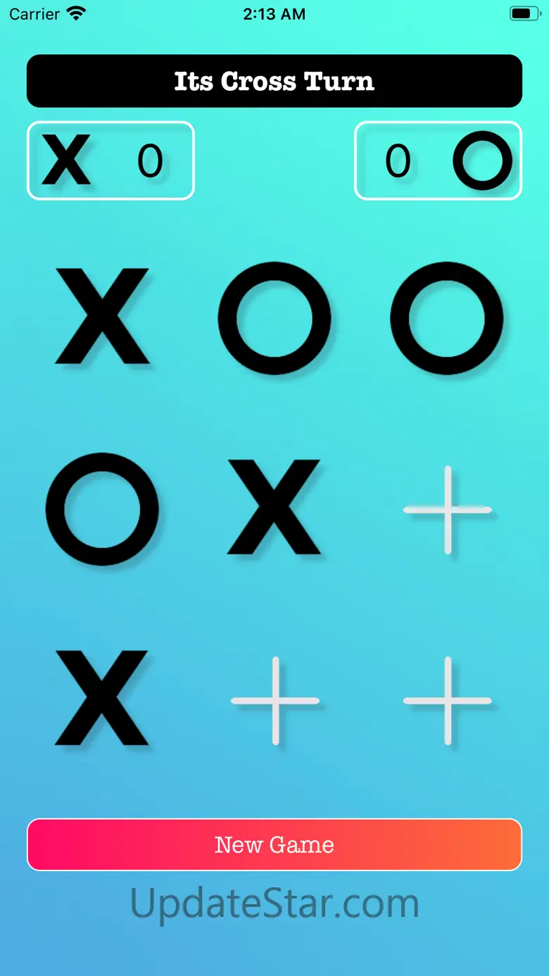 Tic Tac Toe 3-in-a-row widget 3.28