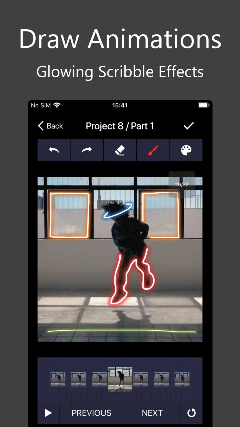 Scribble Video Editor: Neon FX 1.3.0