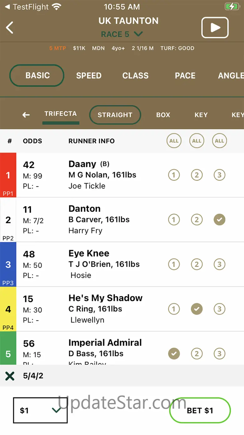 Keeneland Select Wagering 3.11.0