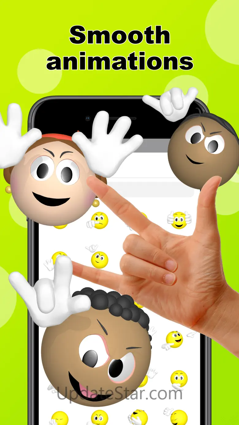 Emoji + gestures > Gemojis 2.5.6