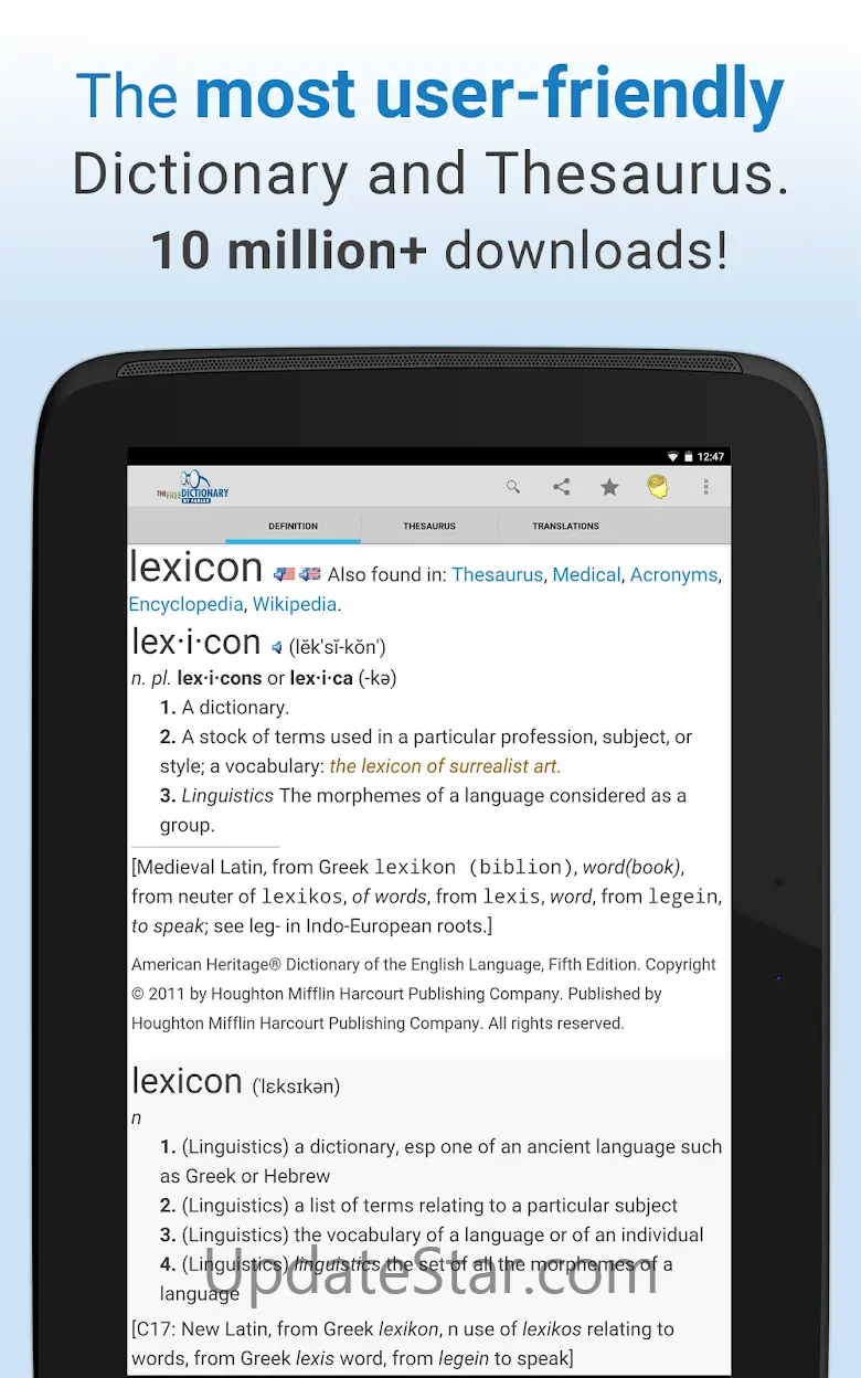 Dictionary 1.0