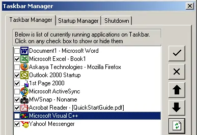 Taskbar Manager 3.5
