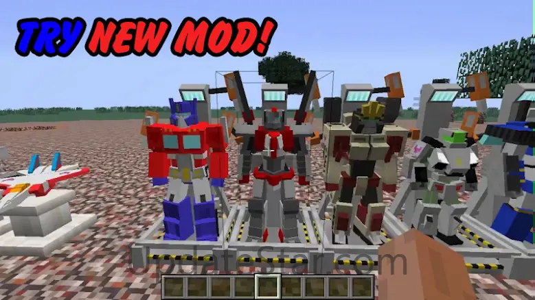 Mod robots for MCPE 1.9.14