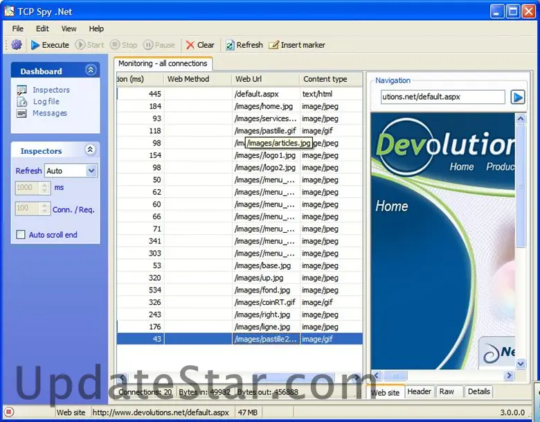 TCP Spy .NET Standard Edition 4.1