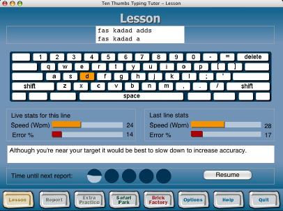 Ten Thumbs Typing Tutor 5.0