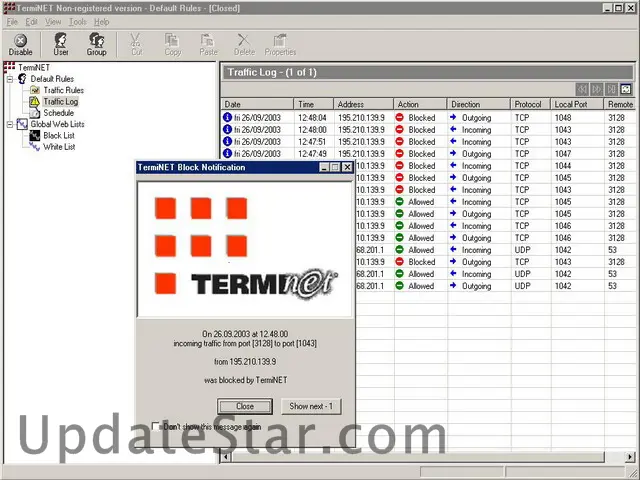 TermiNET - Personal Firewall 2.8.11