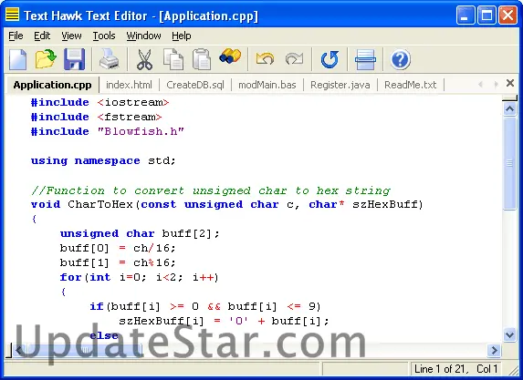 Text Hawk Text Editor 5.1