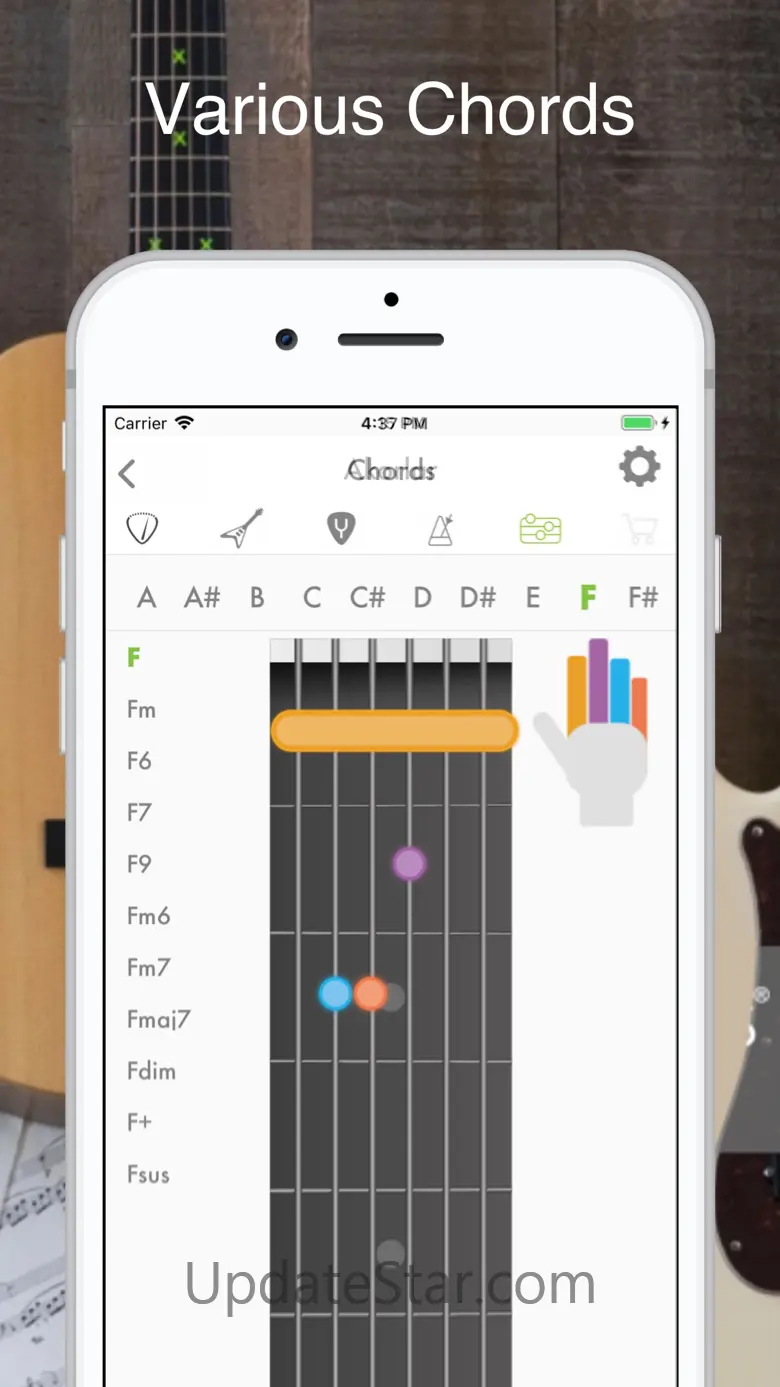 Guitar, Bass and Ukulele Tuner 7.6