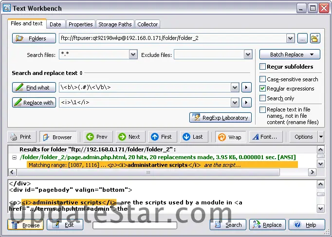 Text Workbench 6.1.1.2