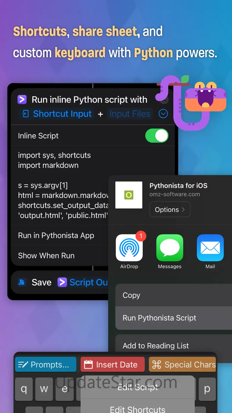 Pythonista 3 3.4