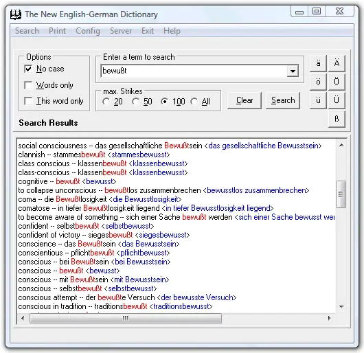 The New English-German Dictionary 3.8.5