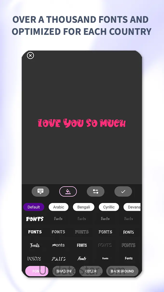 Romantic effects, Video maker 7.11