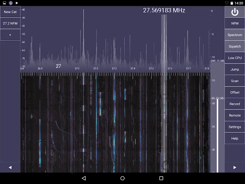 SDR Touch - Live radio via USB 2.741