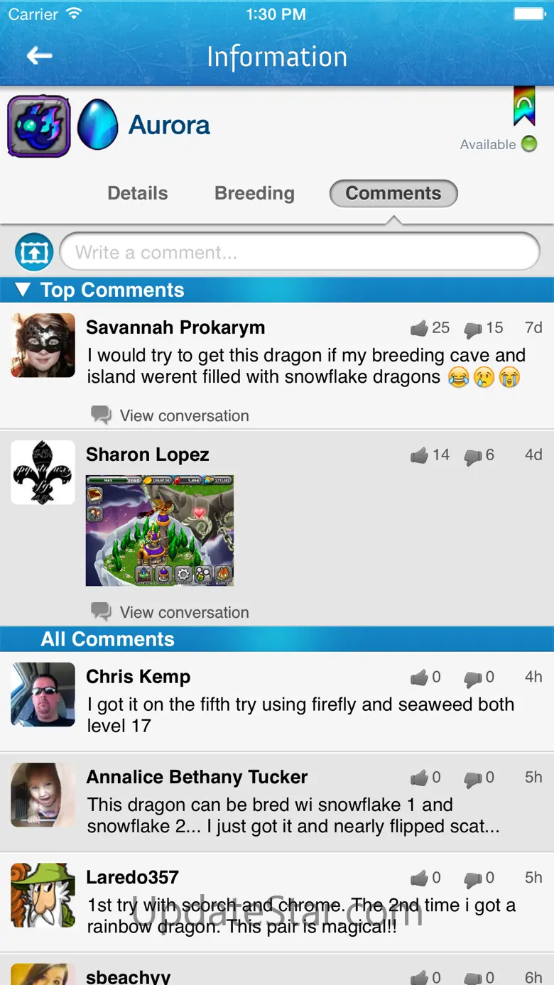 Breeding Guide for DragonVale 1.9.3