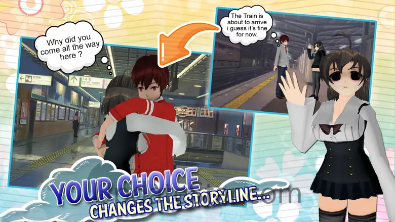 Anime Story in School days 1.6