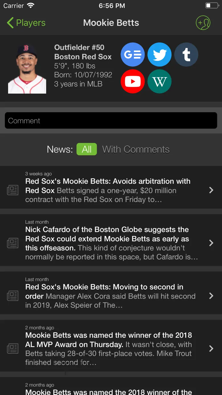 Playerline Fantasy Sports News 6.15