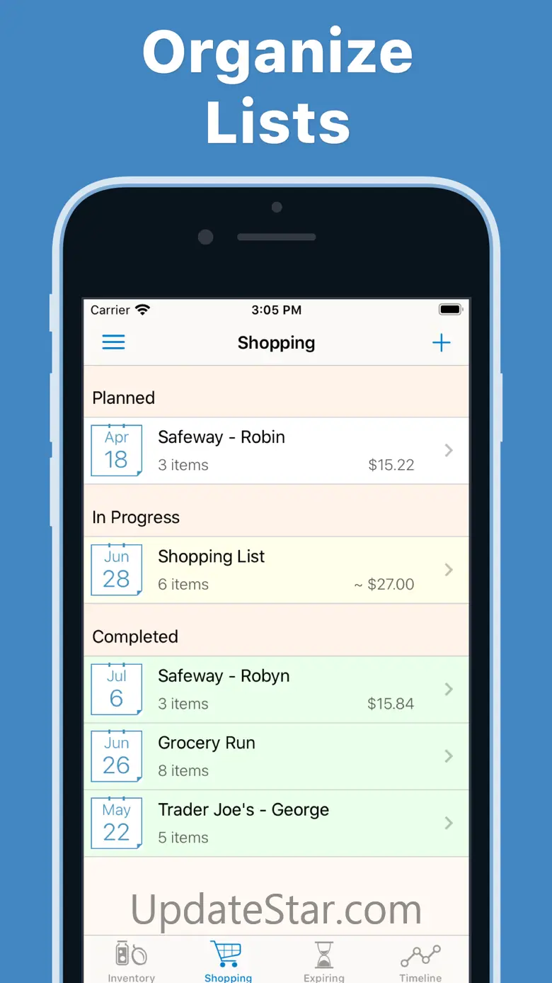 Pantry Check - Grocery List 2.8.7