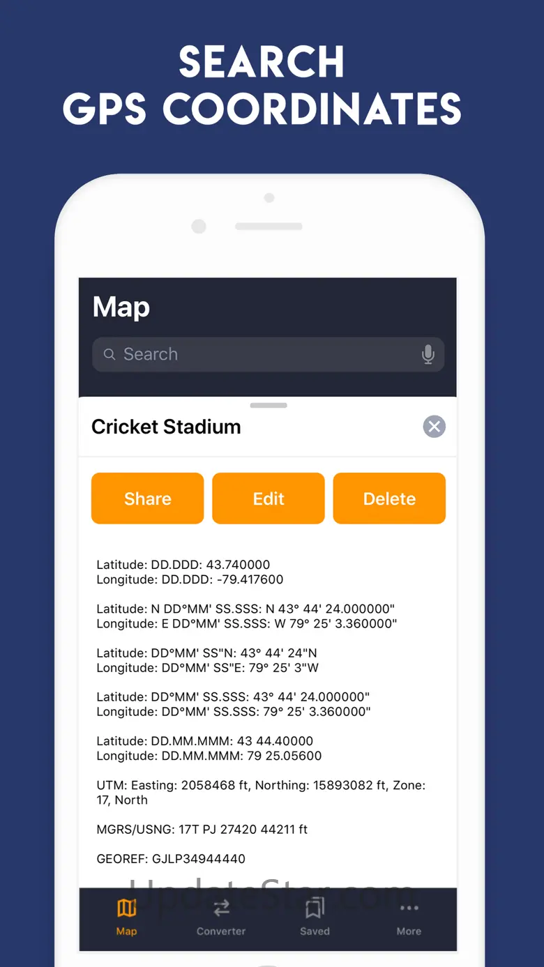 GPS Coordinates Converter App 2.1
