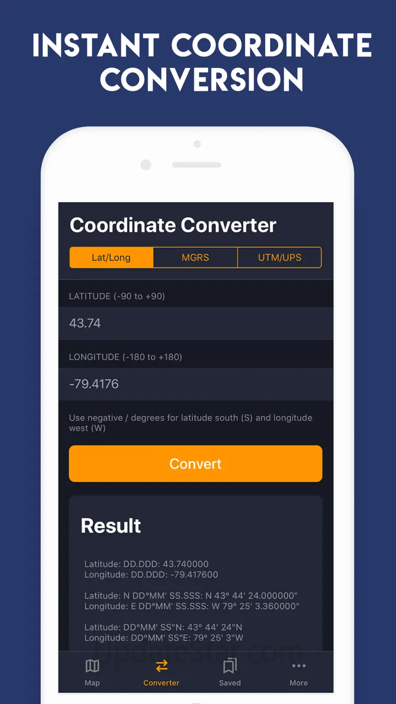 GPS Coordinates Converter App 2.1