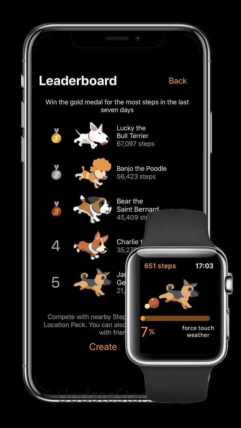 StepDog - Watch Face Dog 11.1
