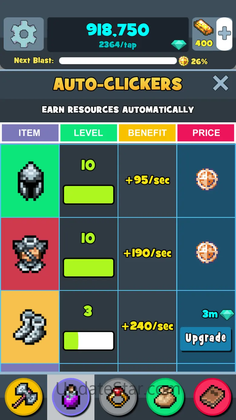 Mine Clicker - Pickaxe Block Mining Idle Games, Clicker Games 1.1