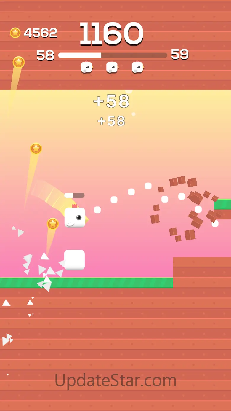 Square Bird - Flappy Chicken 5.8